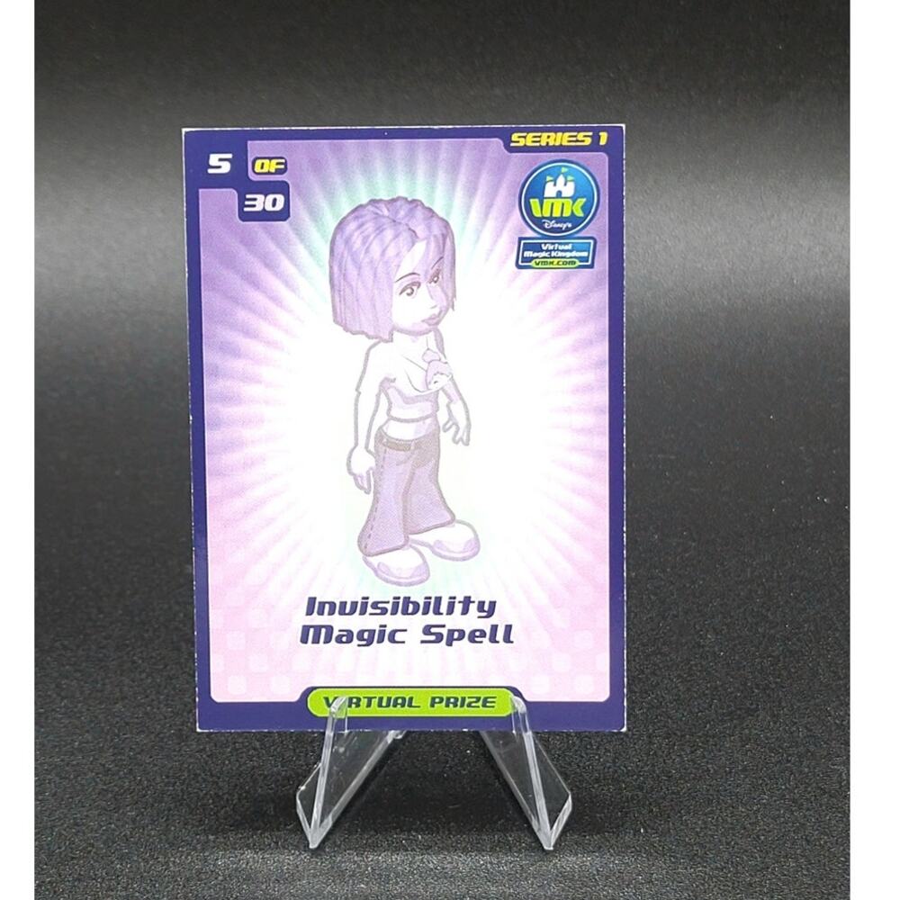 Rare Virtual Magic Kingdom VMK Invisibility Magic Spell